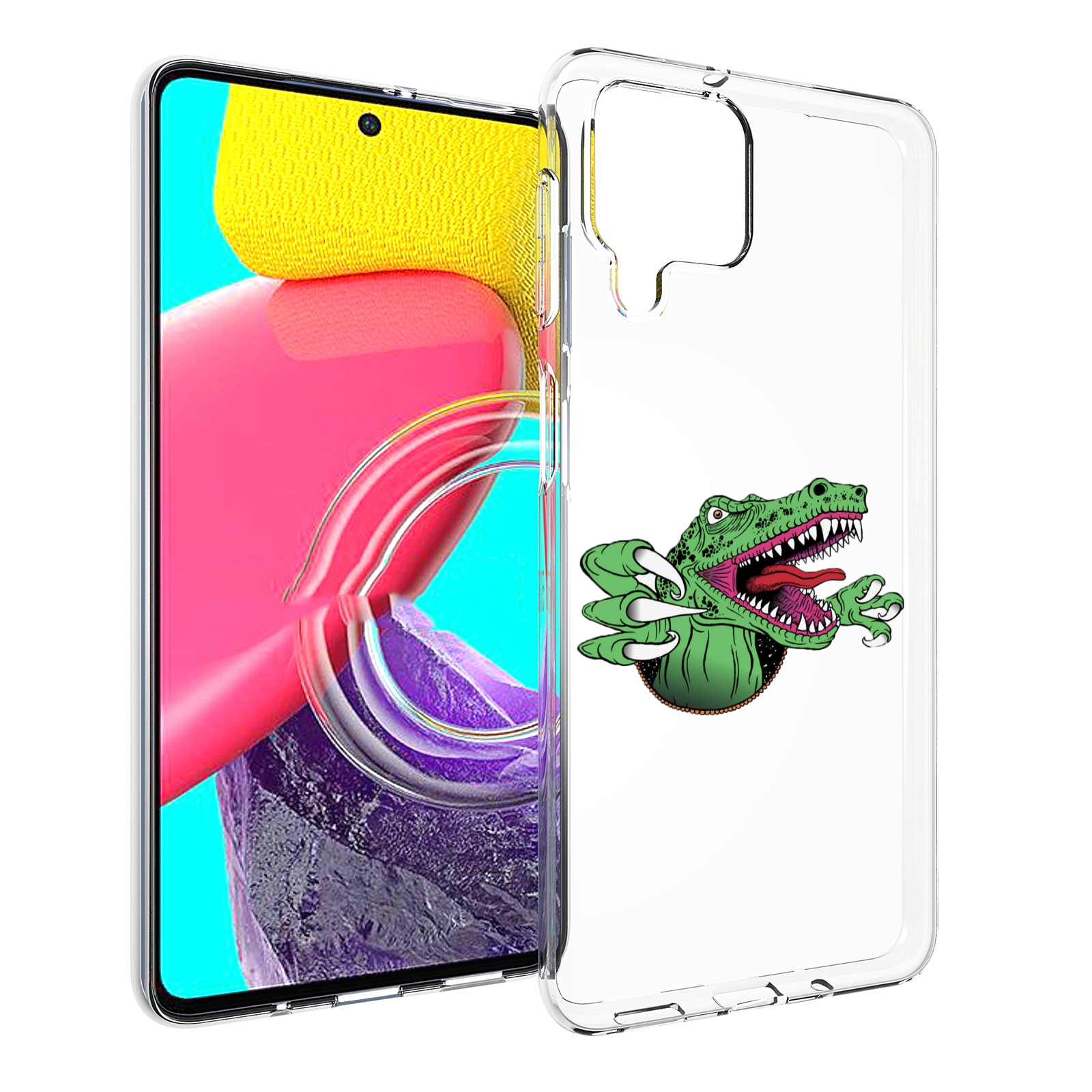 

Чехол MyPads Динозавр для Samsung Galaxy M53 (SM-M536), Прозрачный, Tocco