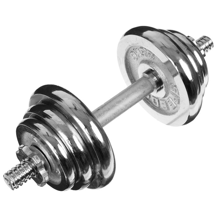 

Разборные гантели 2 x 5 кг, серебристый