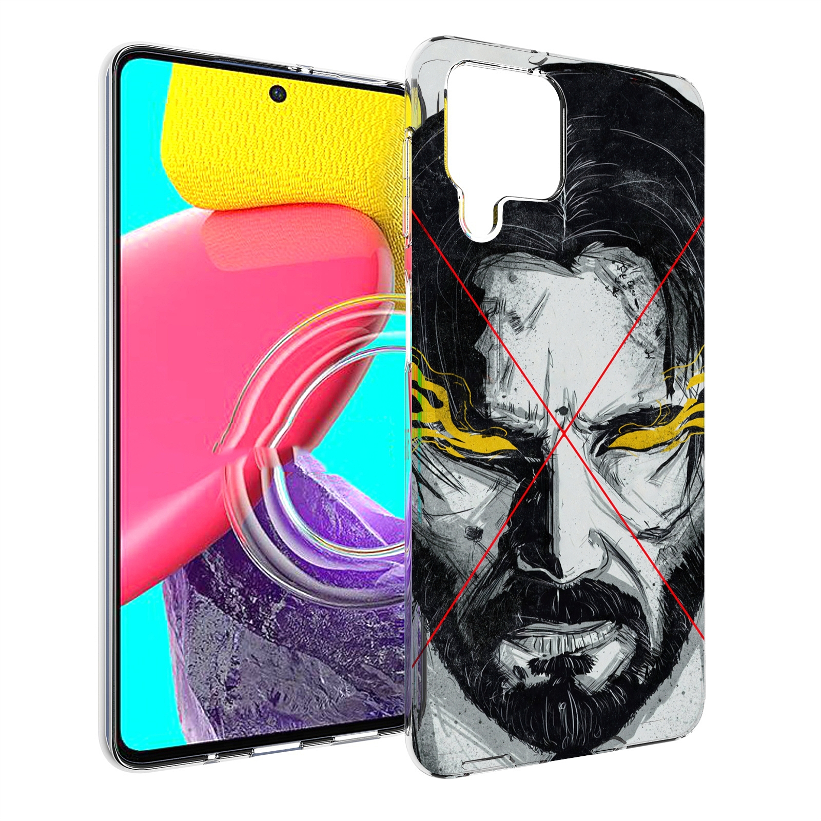 

Чехол MyPads Джон-Уик для Samsung Galaxy M53 (SM-M536), Прозрачный, Tocco
