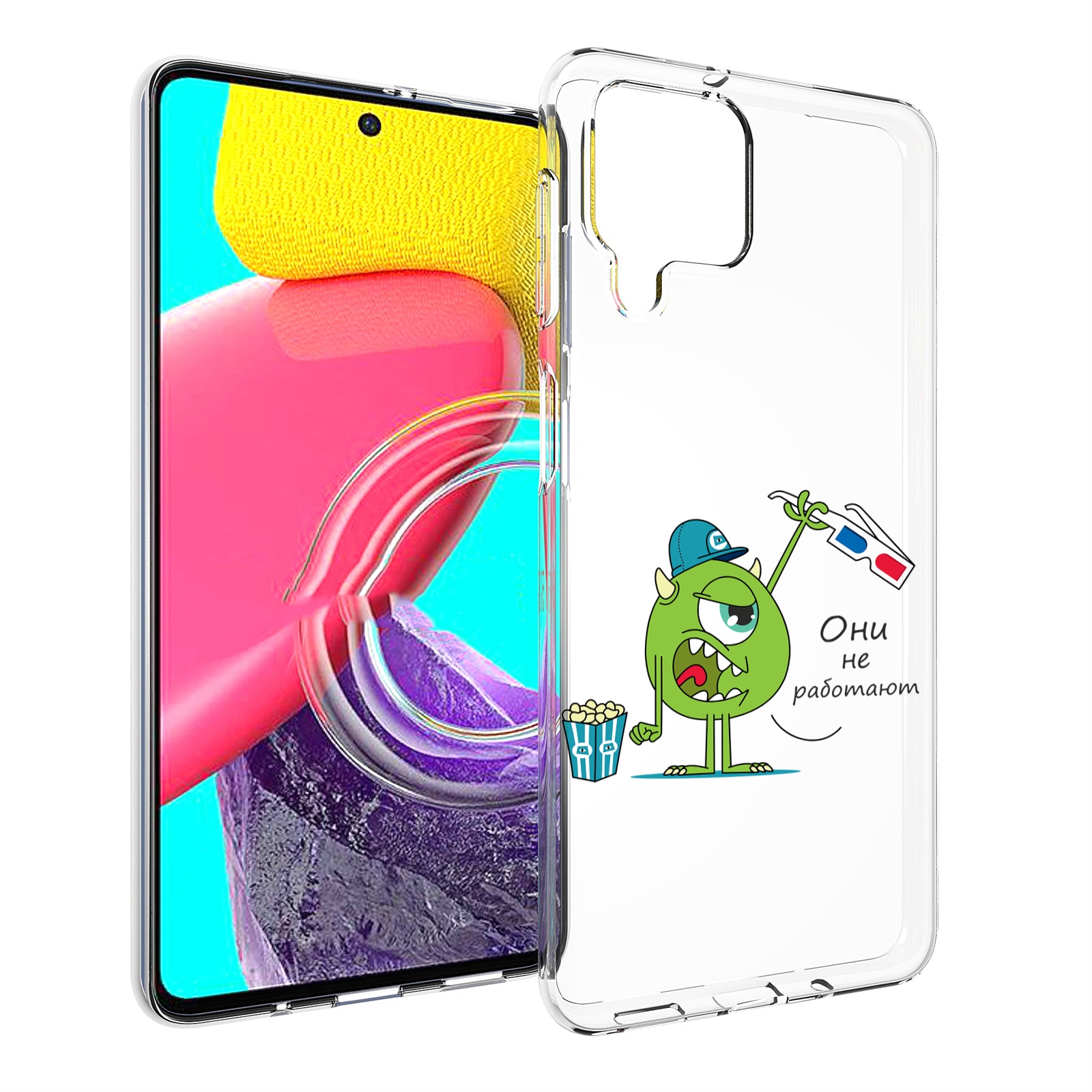 

Чехол MyPads Очки не работают для Samsung Galaxy M53 (SM-M536), Прозрачный, Tocco
