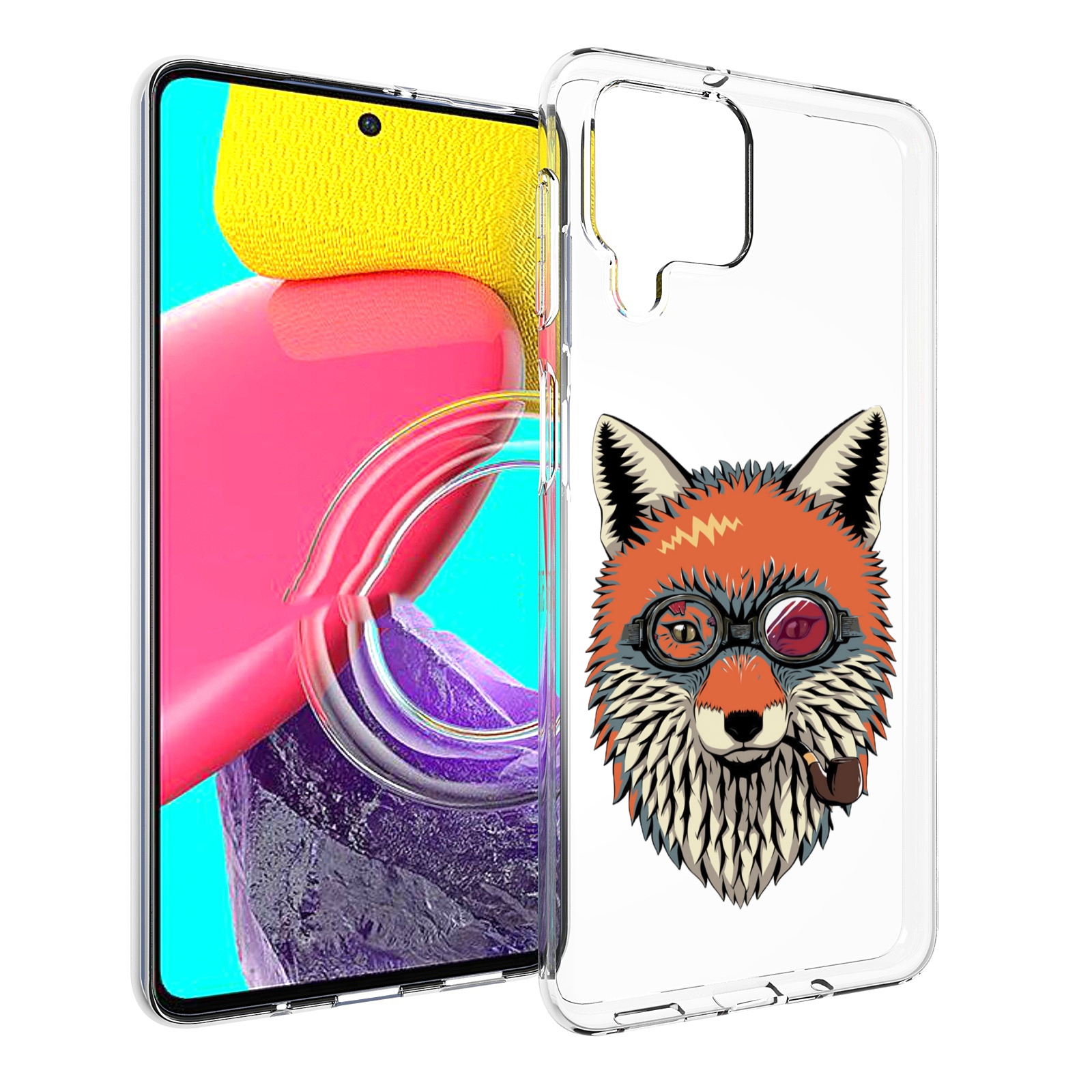

Чехол MyPads Деловой лис для Samsung Galaxy M53 (SM-M536), Прозрачный, Tocco