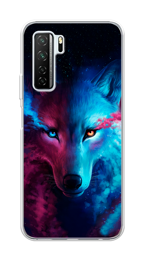 

Чехол Awog на Huawei P40 lite 5G "Волшебный волк", Черный;серый, 6103050-1