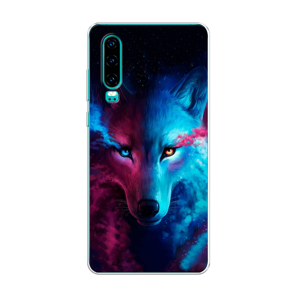 

Чехол Awog на Huawei P30 "Волшебный волк", Черный;серый, 68550-1