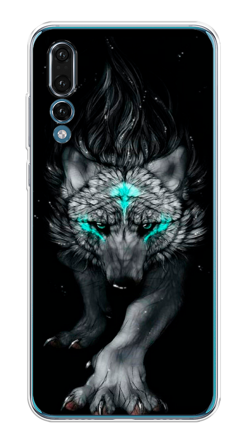 

Чехол Awog на Huawei P20 Pro "Волшебный волк", Черный;серый, 65050-2