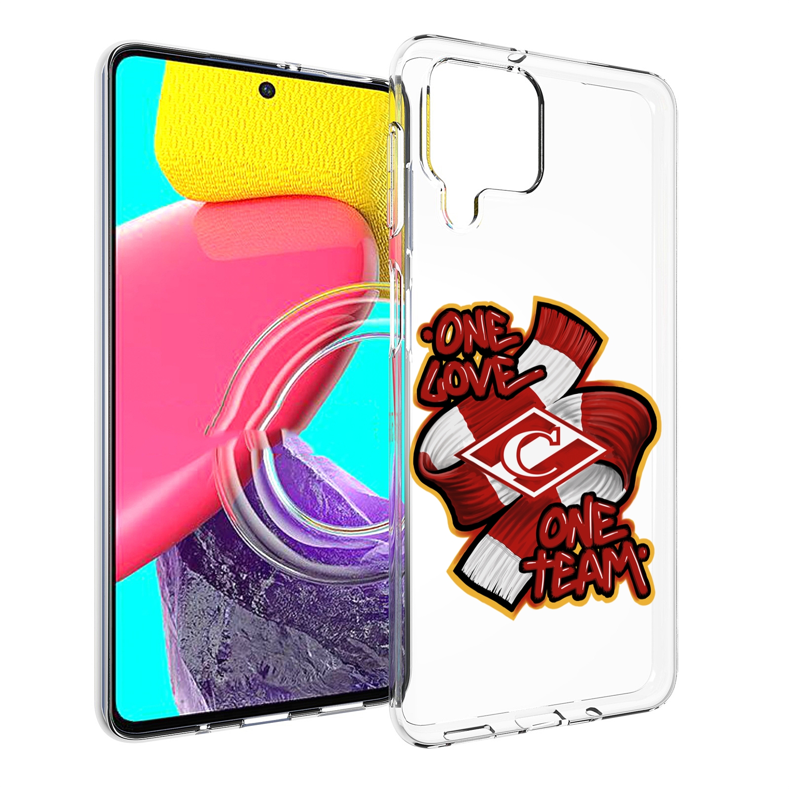 

Чехол MyPads Одна любовь-Спартак для Samsung Galaxy M53 (SM-M536), Прозрачный, Tocco