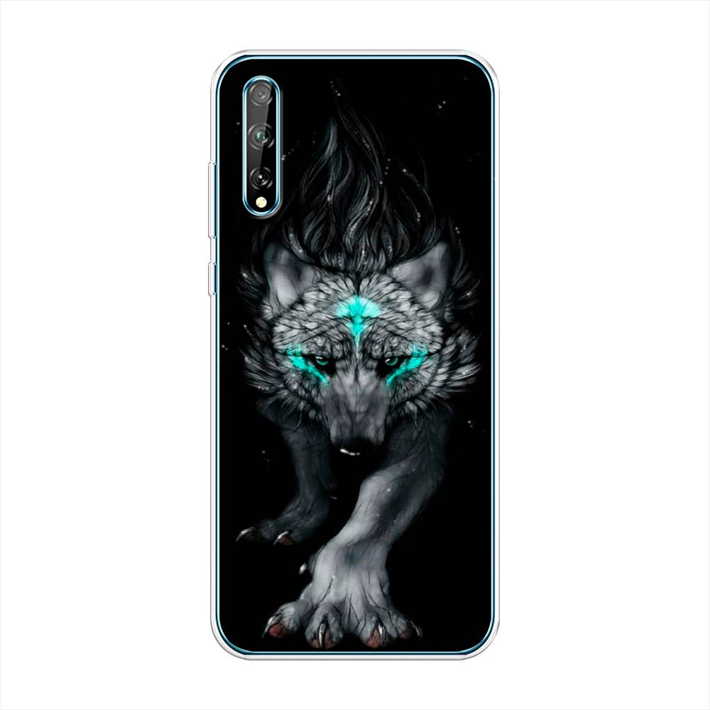 

Чехол Awog на Huawei P Smart S "Волшебный волк", Черный;серый, 6103550-2