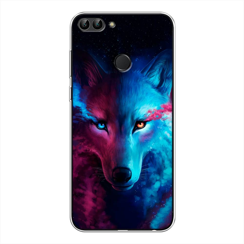 

Чехол Awog на Huawei P Smart "Волшебный волк", Черный;серый, 64050-1