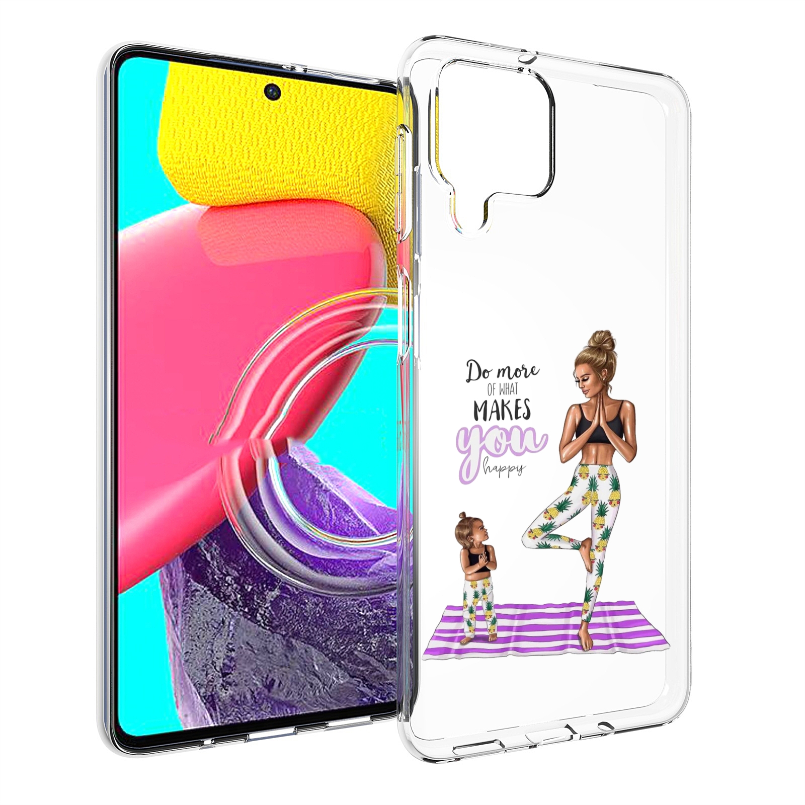 

Чехол MyPads Девочки-в-ананасах для Samsung Galaxy M53 (SM-M536), Прозрачный, Tocco
