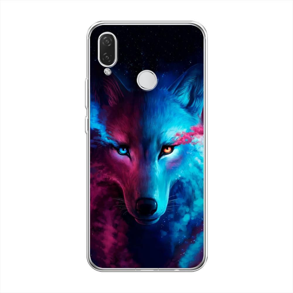 

Чехол Awog на Huawei Nova 3i "Волшебный волк", Черный;серый, 68350-1