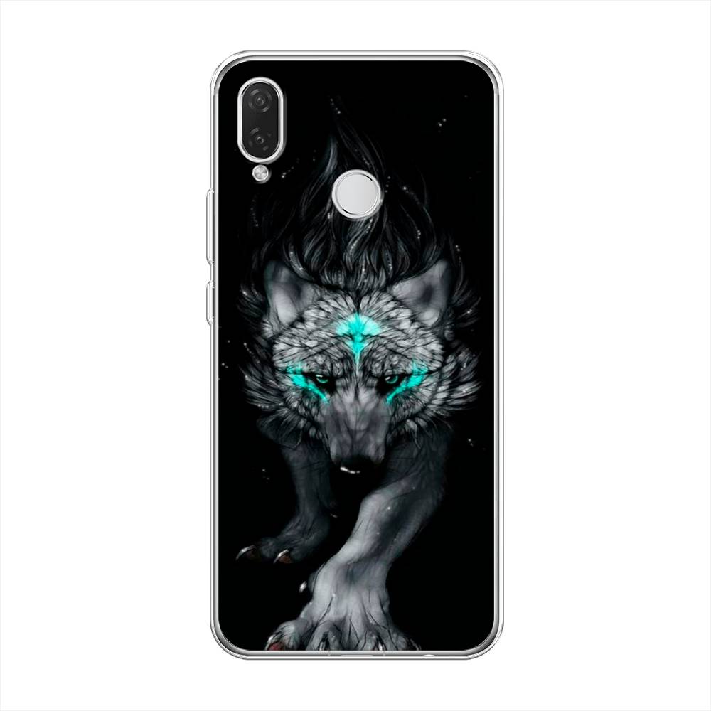 

Чехол Awog на Huawei Nova 3i "Волшебный волк", Черный;серый, 68350-2