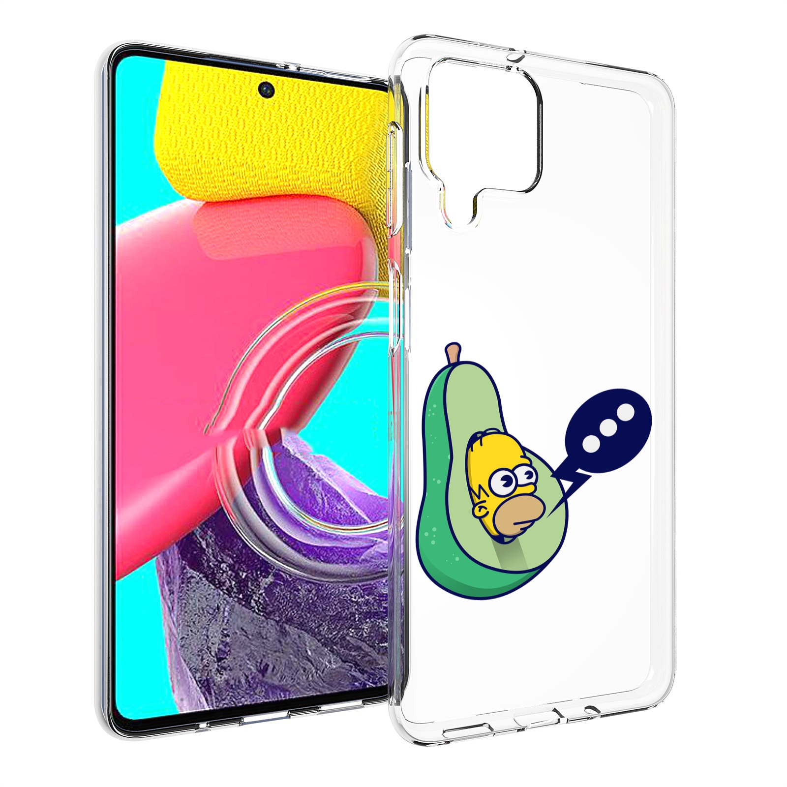 

Чехол MyPads Гомер-авокадо для Samsung Galaxy M53 (SM-M536), Прозрачный, Tocco