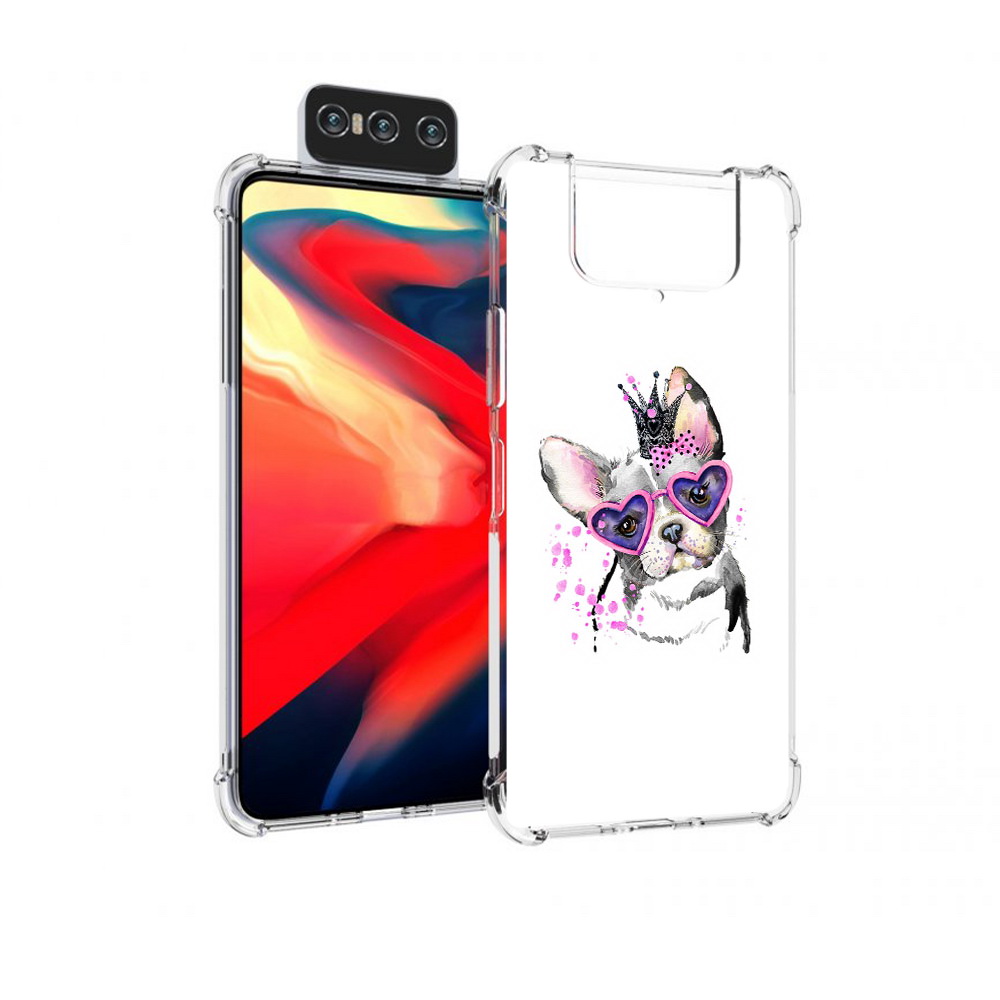 

Чехол MyPads Tocco для Asus Zenfone 8 Flip принцесса, Прозрачный, Tocco