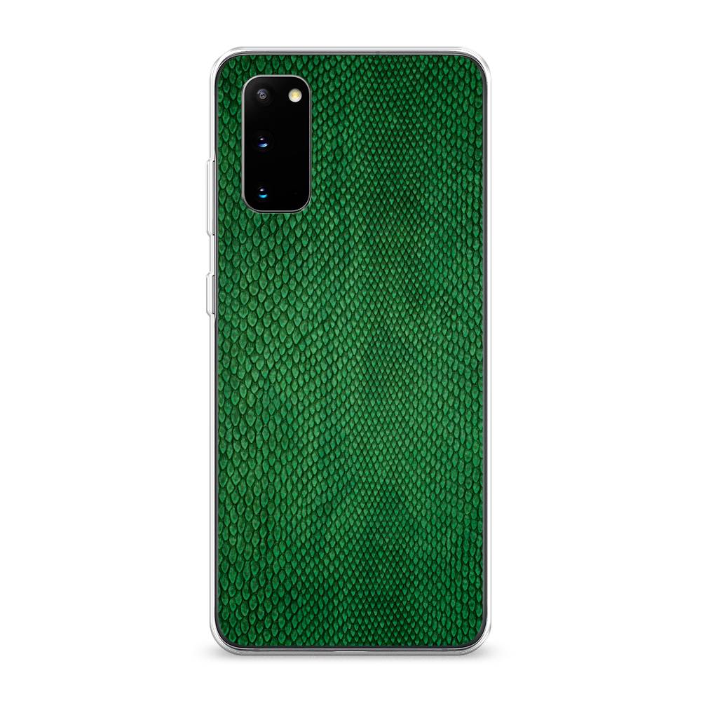 

Чехол Awog на Samsung Galaxy S20 "Изумрудная змея", Разноцветный, 29250-3