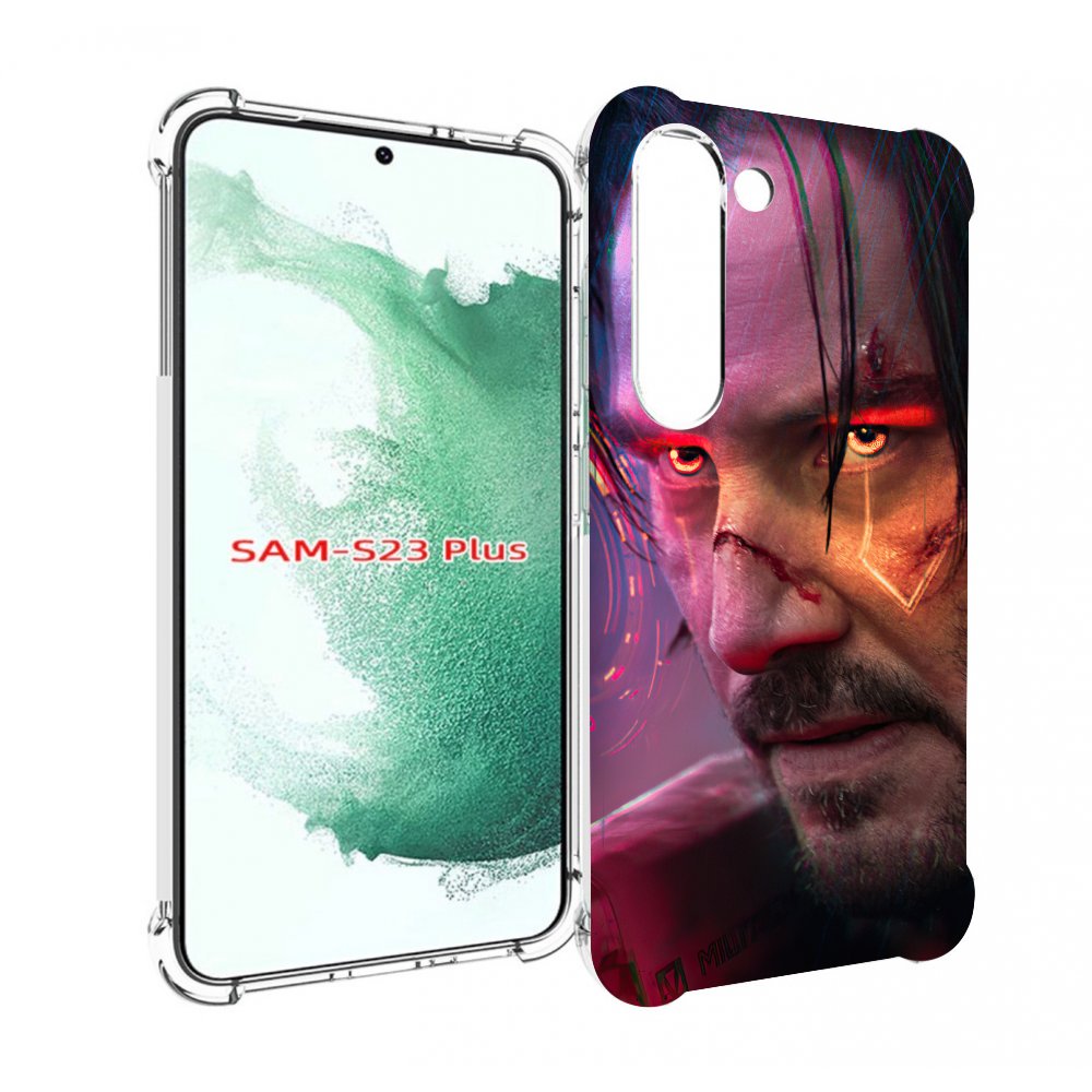 

Чехол MyPads cyberpunk 2077 Джонни Сильверхенд для Samsung Galaxy S23 Plus +, Прозрачный, Tocco