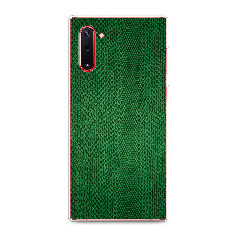 

Чехол Awog на Samsung Galaxy Note 10 "Изумрудная змея", Разноцветный, 28650-3