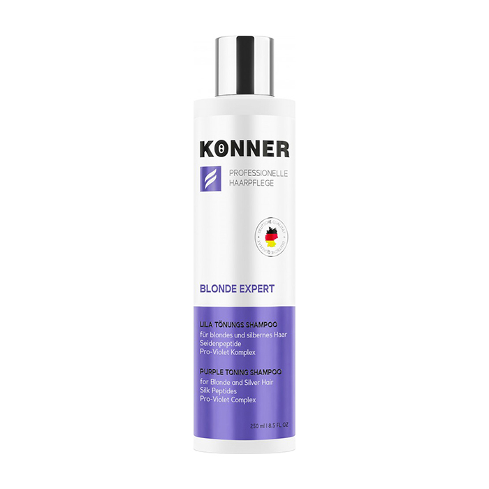 фото Шампунь для волос konner blonde expert purple toning shampoo