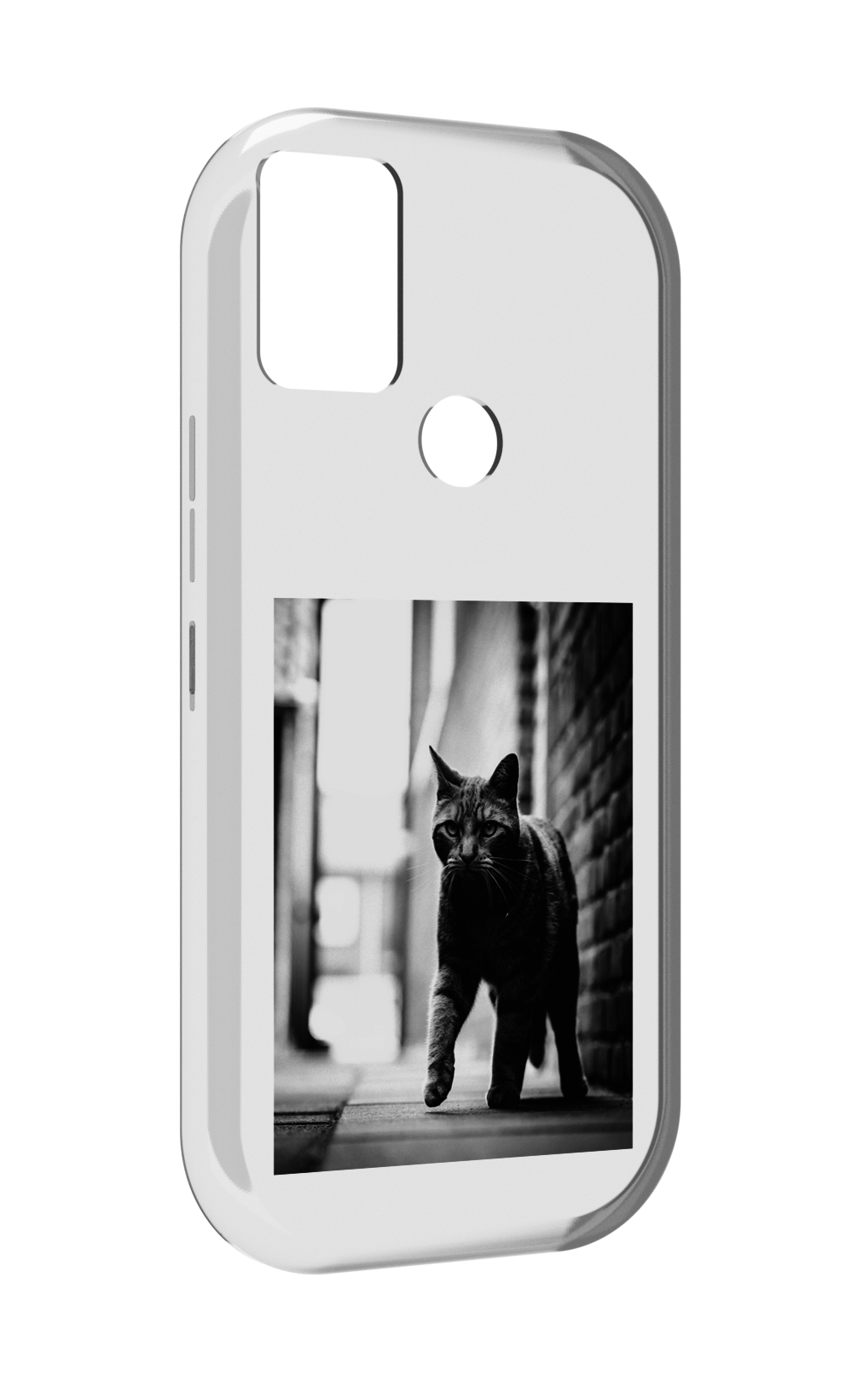 

Чехол MyPads Важный-кот для UMIDIGI A9, Прозрачный, Tocco