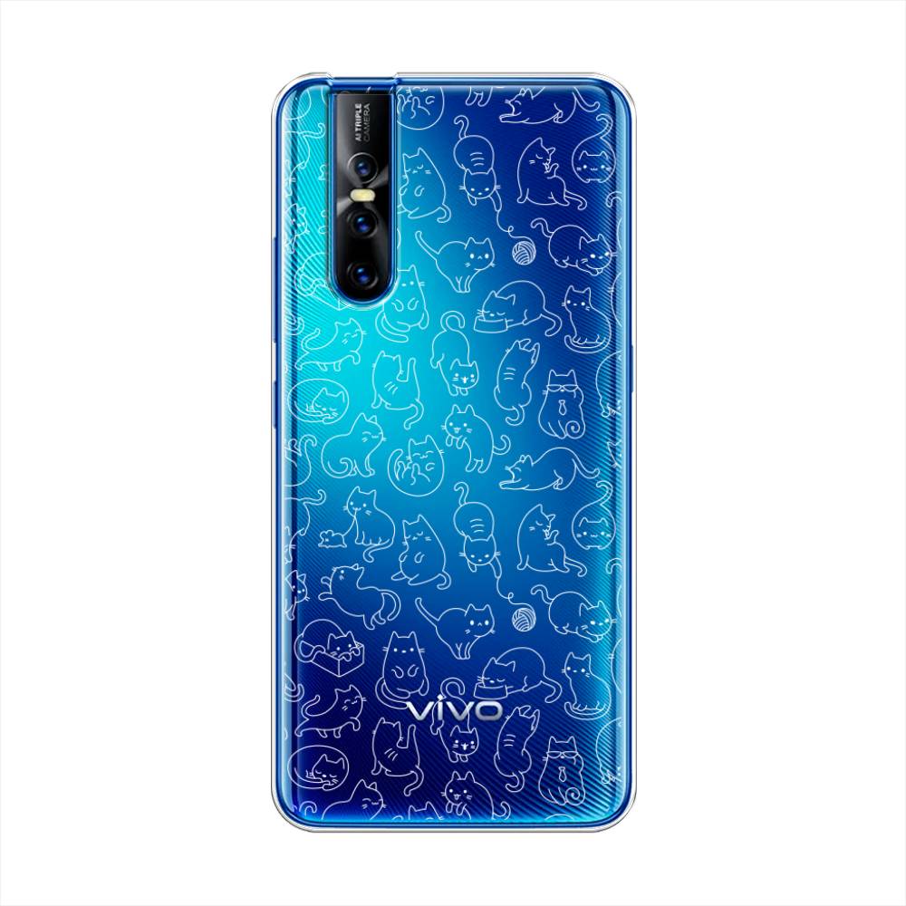 

Чехол Awog на Vivo V15 Pro "Шкодливые котики", Разноцветный, 261150-2