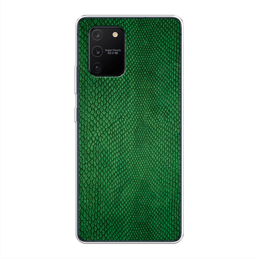 

Чехол Awog на Samsung Galaxy A91/S10 Lite "Изумрудная змея", Разноцветный, 29950-3