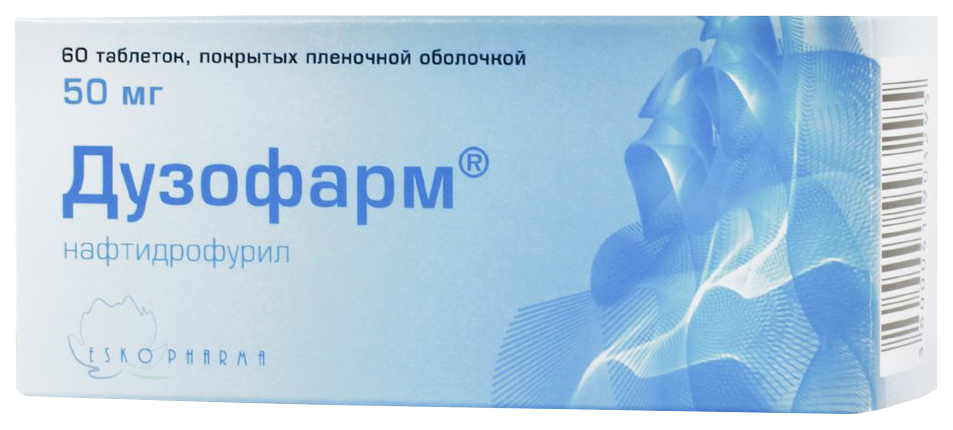 Купить Дузофарм таблетки покрытые пленочной оболочкой 50 мг 60 шт., Unipharm