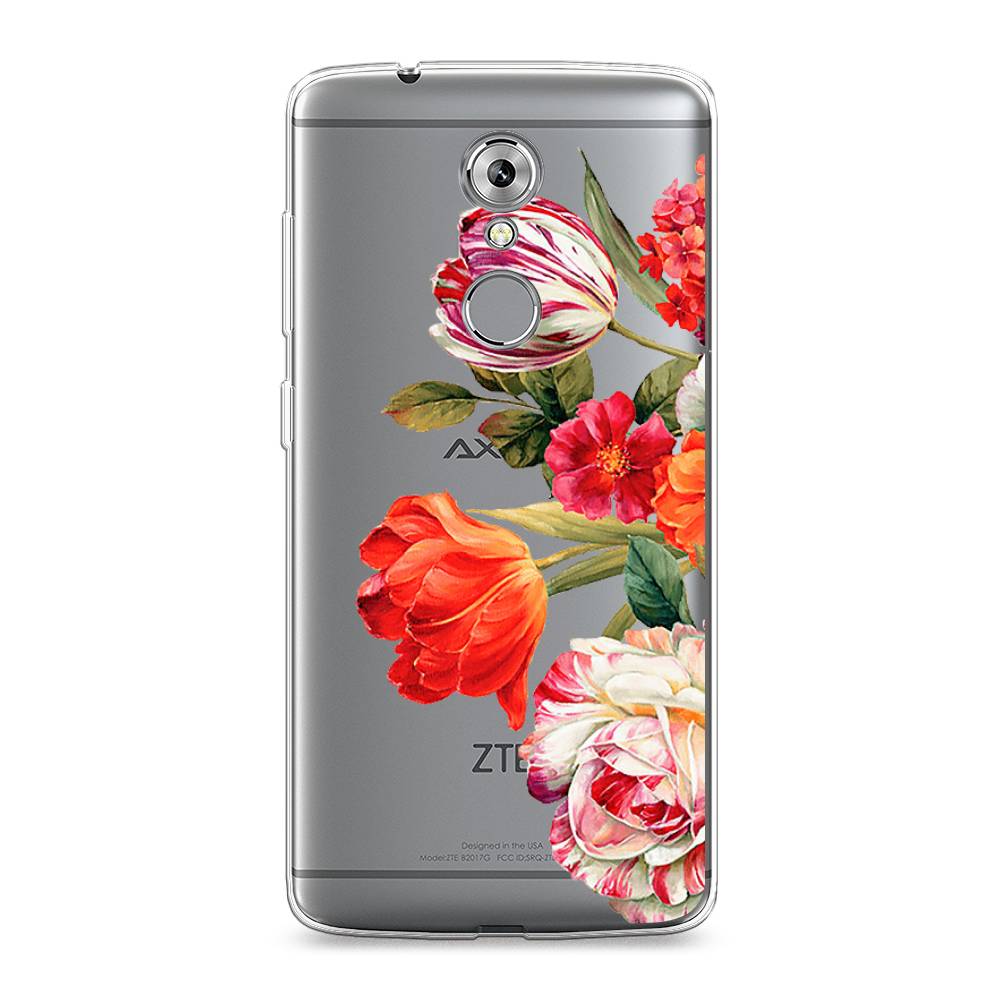 

Чехол Awog на ZTE Axon 7 / ЗТЕ Axon 7 "Весенний букет", Разноцветный, 131450-8