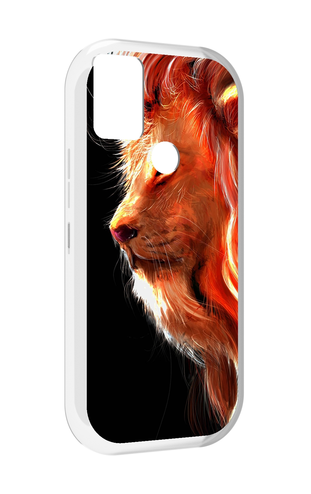 

Чехол MyPads Арт-рисунок-льва мужской для UMIDIGI A9, Прозрачный, Tocco