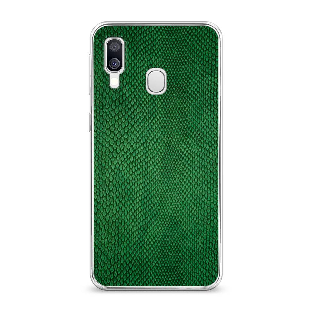 

Чехол Awog на Samsung Galaxy A40 "Изумрудная змея", Разноцветный, 28050-3