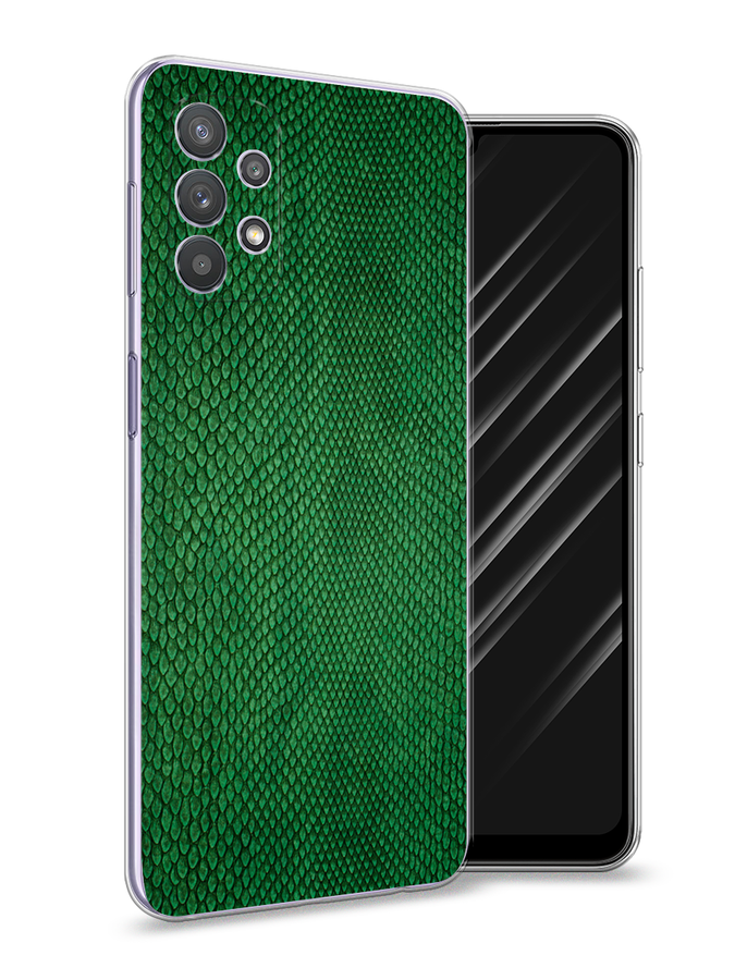

Чехол Awog на Samsung Galaxy A32 / Самсунг A32 "Изумрудная змея", Разноцветный, 2102050-3