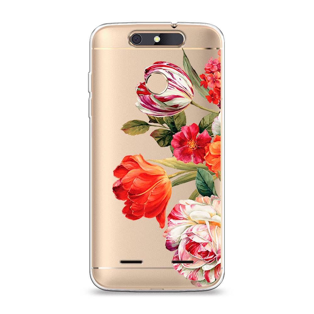 

Чехол Awog на ZTE Blade V8 mini / ЗТЕ Блэйд V8 mini "Весенний букет", 131950-8