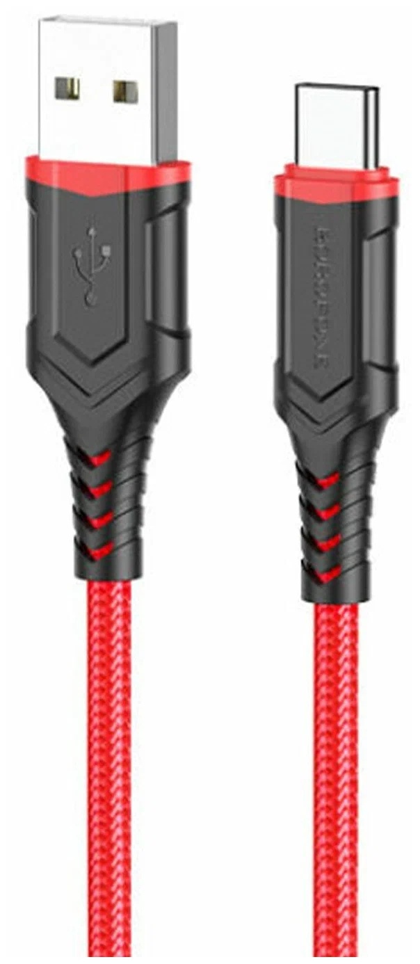 

Кабель Lightning-USB Borofone B-83355 1м красный, B-83355