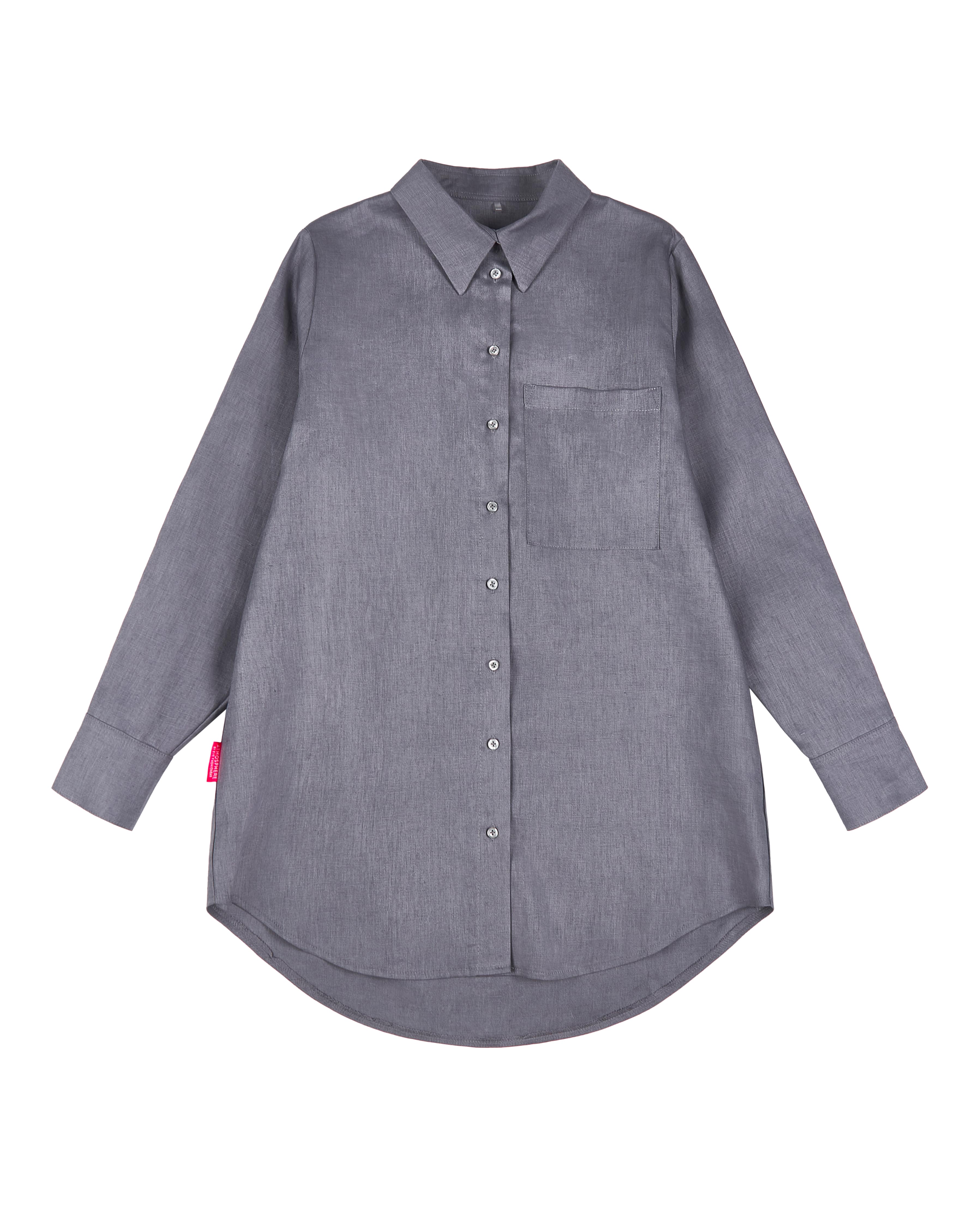 Рубашка женская Atmosphere Linen shirts серая S/M