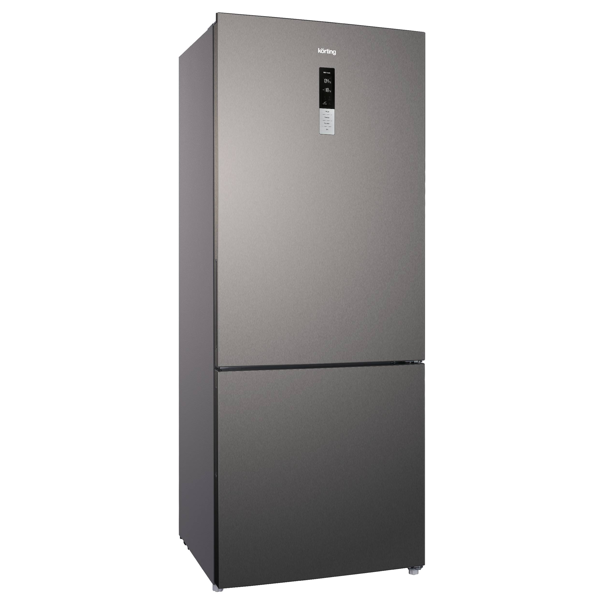 Холодильник Korting KNFC 72337 X серебристый, серый