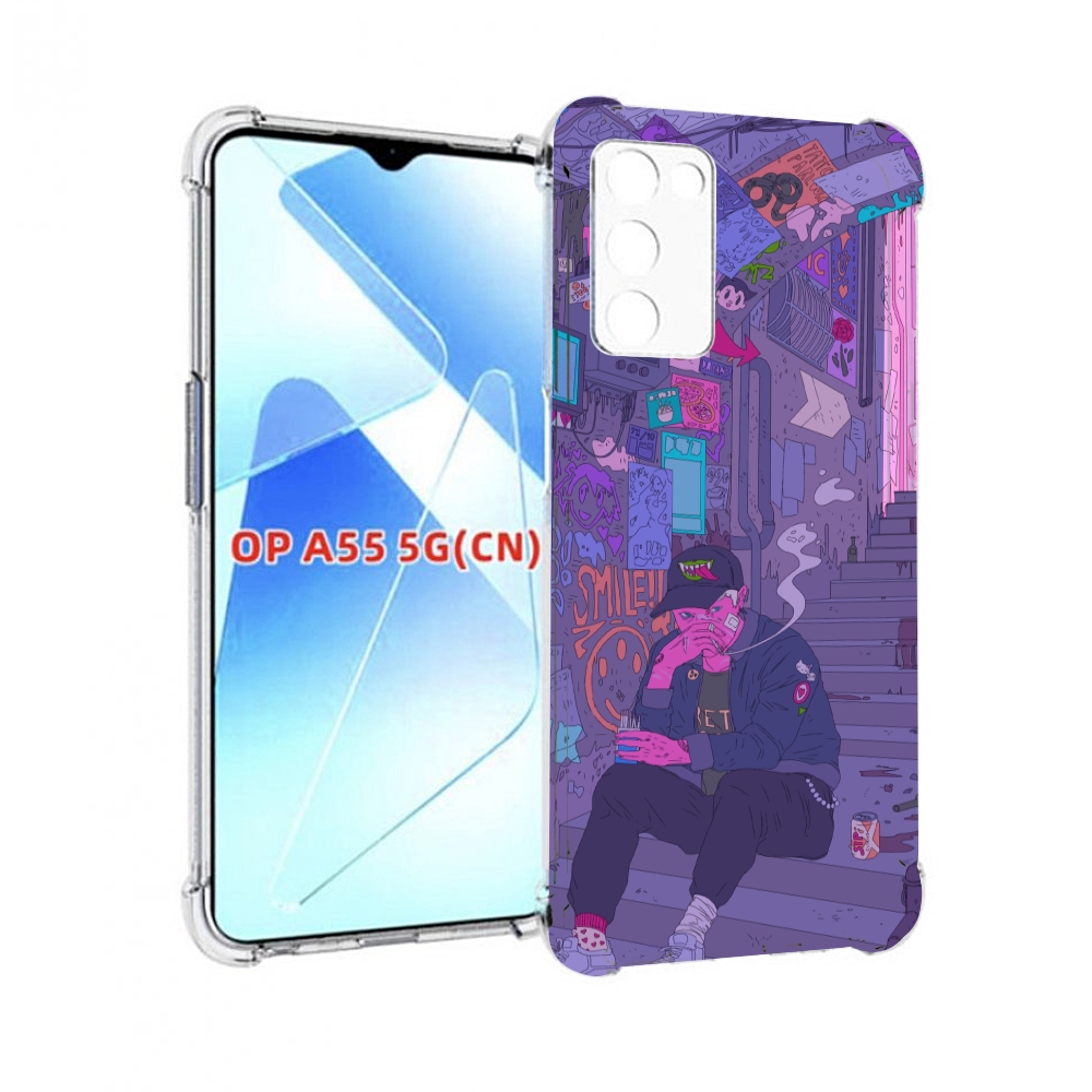 

Чехол MyPads парень в подъезде мультик для Infinix Zero X Neo, Прозрачный, Tocco