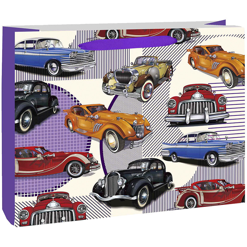 

Пакет бумажный "Машины", крафт натуральный, 26x32x11 см, Пакеты / Большие (высота более 35 см) / Мужские