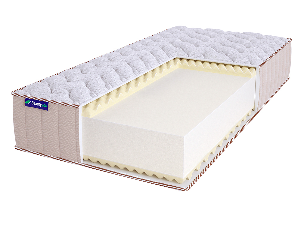 

Матрас Beautyson Roll Foam 14 Massage Double Lux 180х195, Бежевый;белый;серый;серебристый, Roll Foam 14 Massage Double Lux