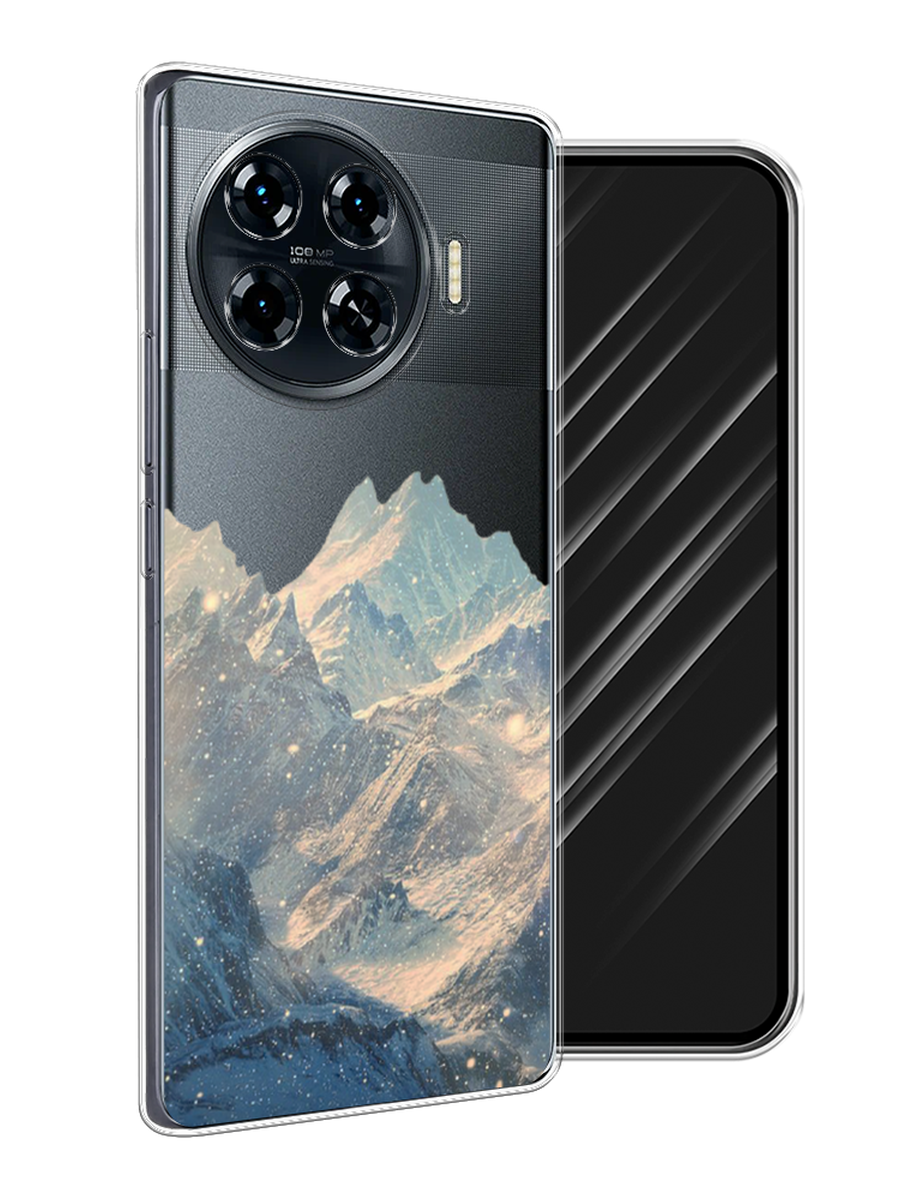 

Чехол Awog на Tecno Spark 20 Pro Plus "Горы арт 2", Серый, 305050-1