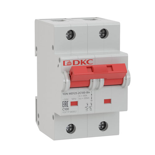 

Автоматический выключатель DKC MD125-2NC80