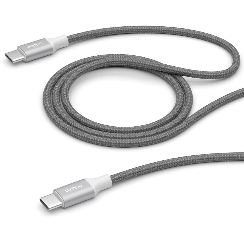 

Кабель usb type-c - usb type-c Deppa USB-C(m)-C(m) 1.2 м черный, USB-C(m)-C(m)