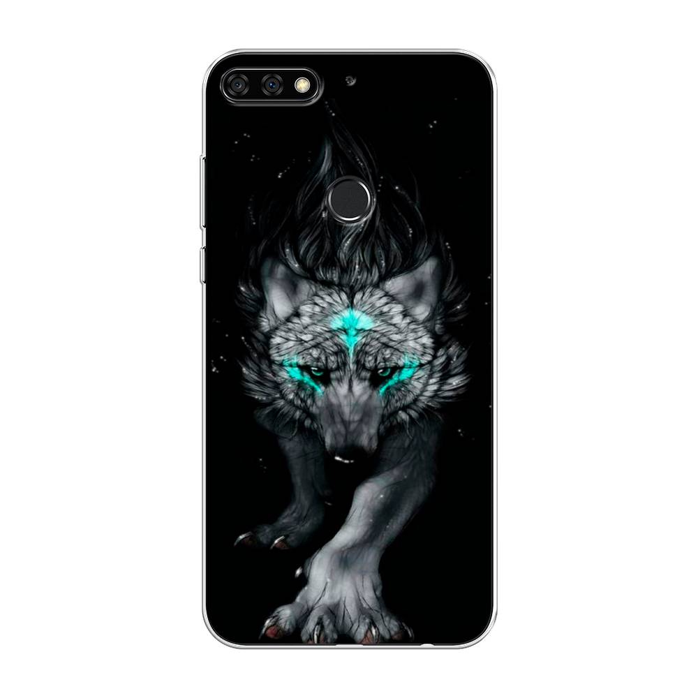 

Чехол Awog на Huawei Nova 2 Lite "Волшебный волк", Черный;серый, 64650-2