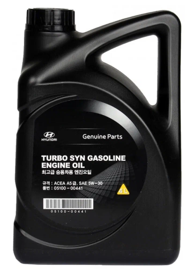 

Моторное масло KIA Turbo SYN Gasoline Mobis API SM 5W30 4л