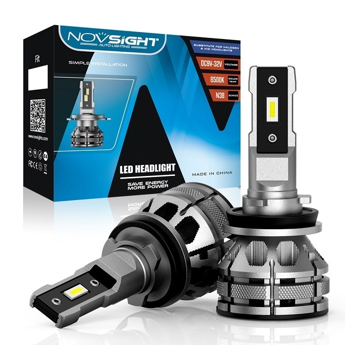 

Светодиодная LED лампа Novsight N38 HIR2 9012 цоколь PX22d 80Вт 2 шт 6500K 15000Лм