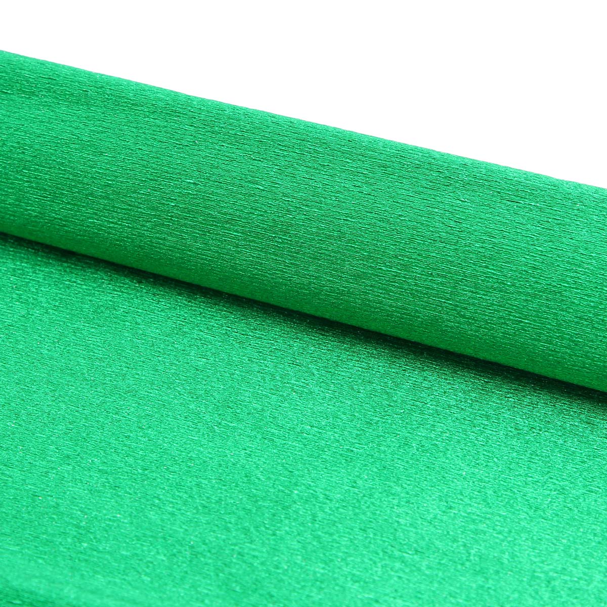 Упаковочная бумага Astra&Craft 7729785_00004 креповая гофрированная зеленая металлик 2м