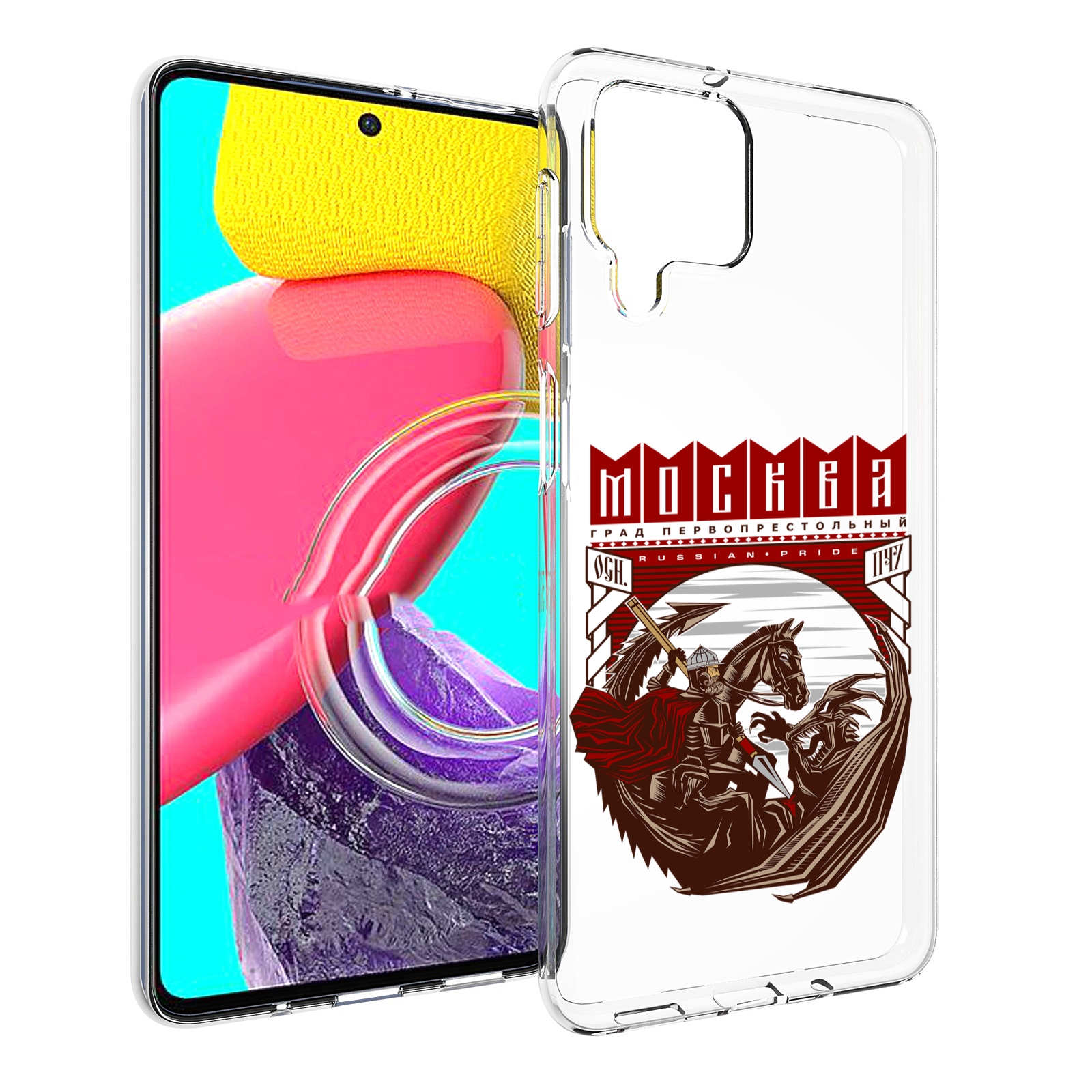 

Чехол MyPads Москва Россия для Samsung Galaxy M53 (SM-M536), Прозрачный, Tocco