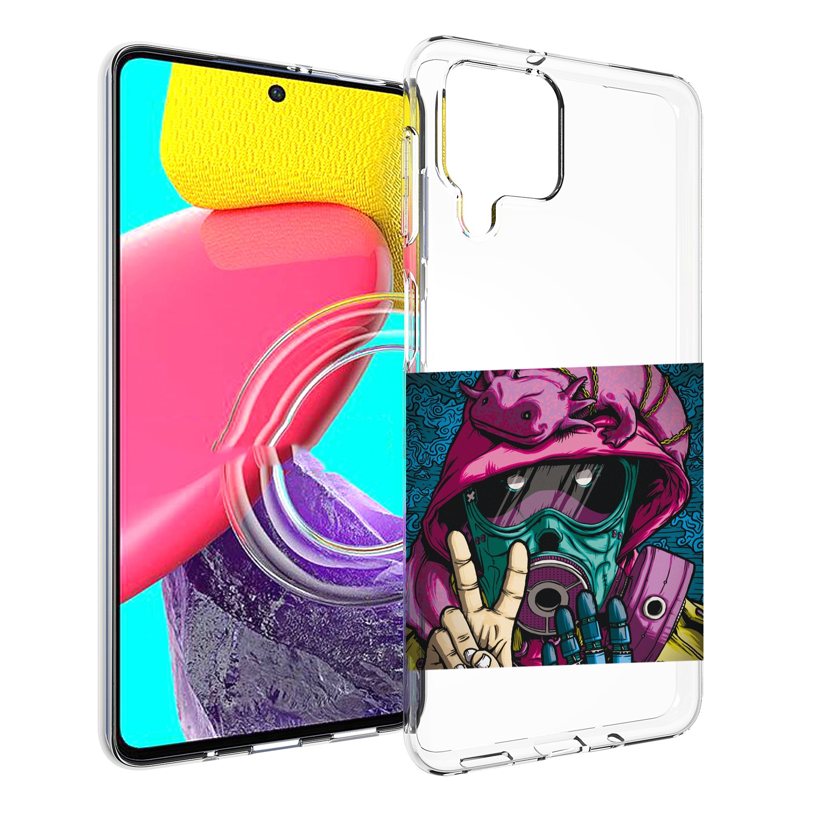 

Чехол MyPads Всем-мир для Samsung Galaxy M53 (SM-M536), Прозрачный, Tocco