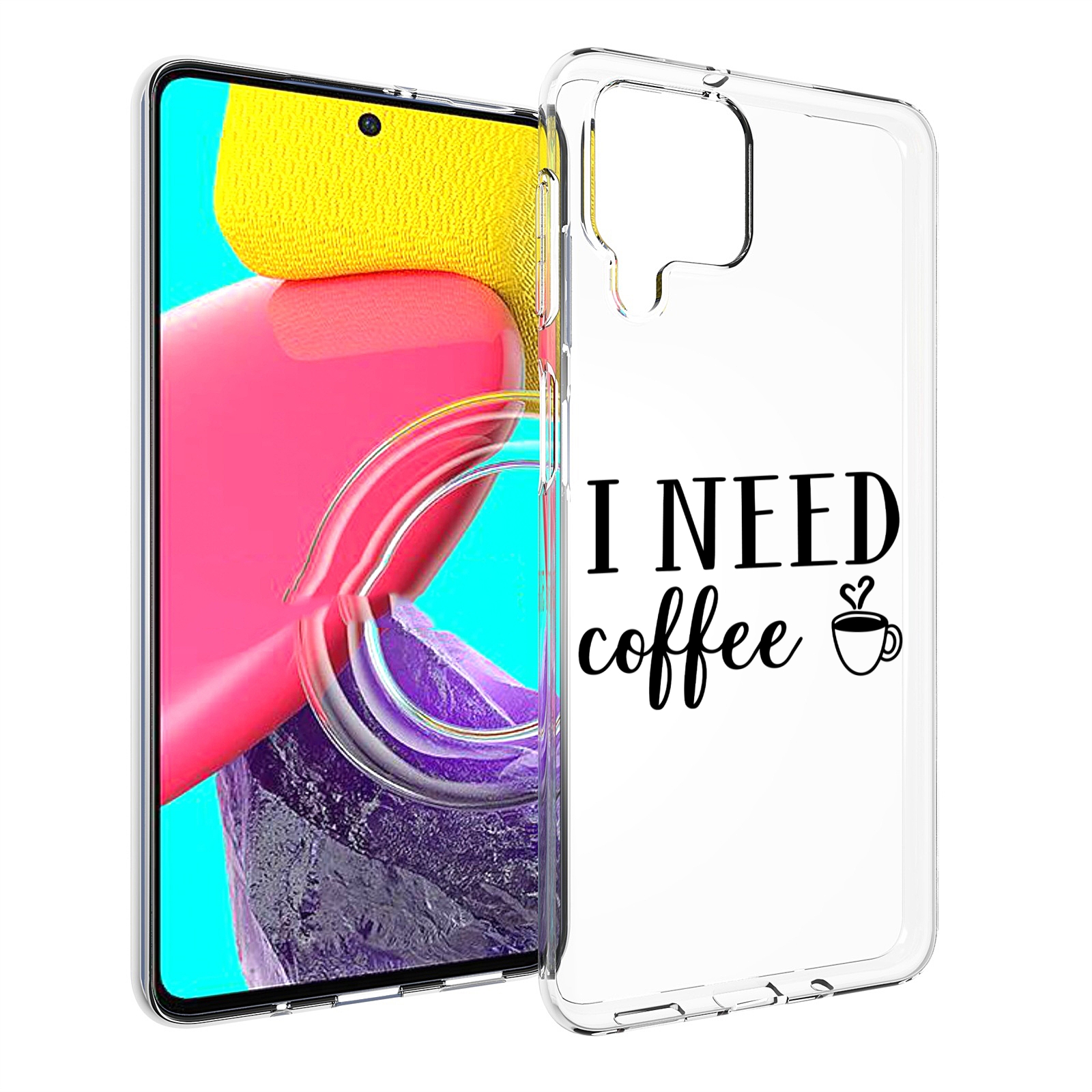 

Чехол MyPads Мне нужен кофе для Samsung Galaxy M53 (SM-M536), Прозрачный, Tocco