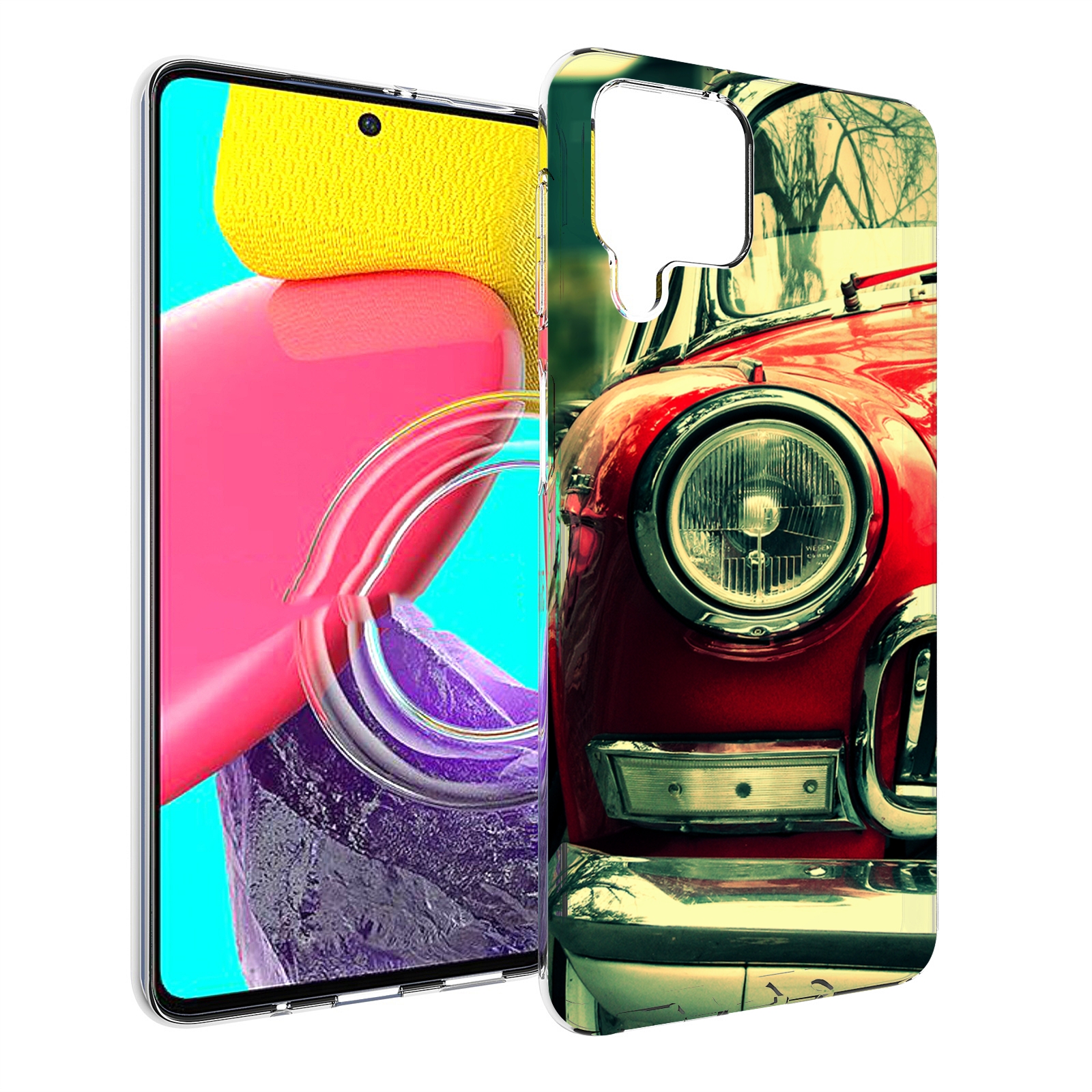 

Чехол MyPads Винтажная-машина мужской для Samsung Galaxy M53 (SM-M536), Прозрачный, Tocco