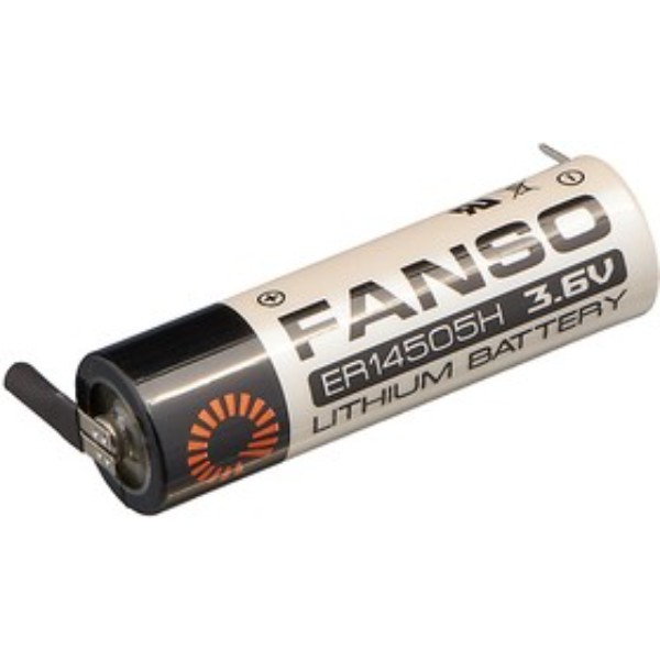 Батарейка Fanso ER14505 H/S Li-SOCl2 батарея типоразмера AA, 3.6 В, 2.6 Ач, Траб: -55...85