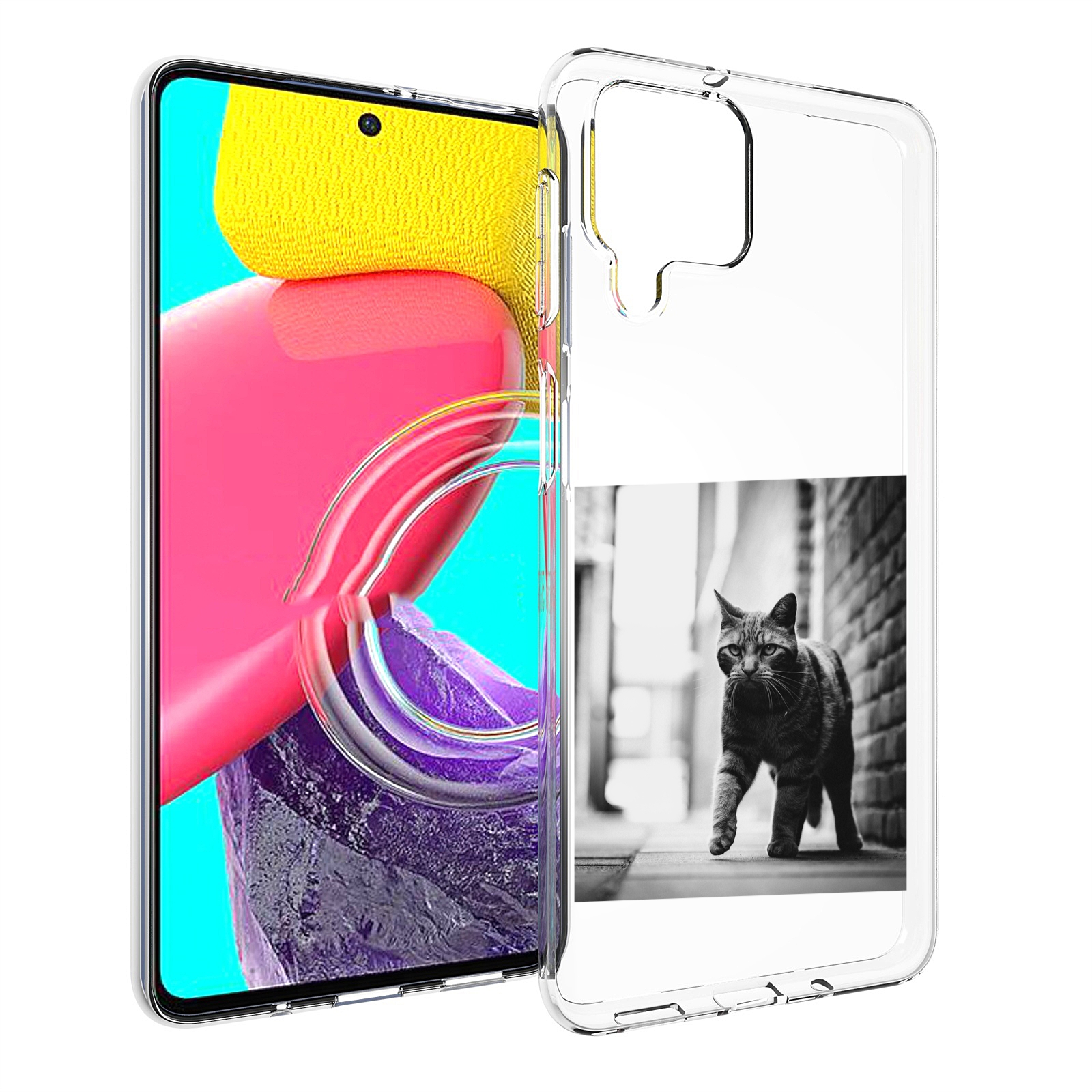 

Чехол MyPads Важный-кот для Samsung Galaxy M53 (SM-M536), Прозрачный, Tocco