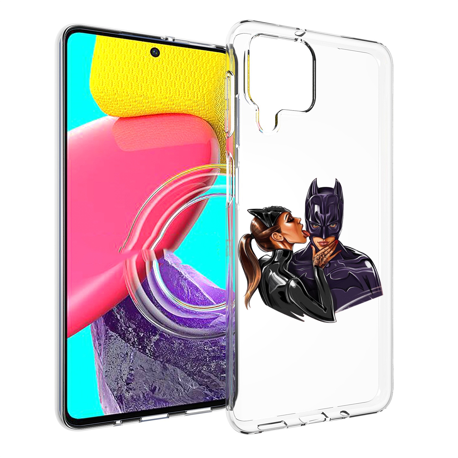 

Чехол MyPads Бэтман для Samsung Galaxy M53 (SM-M536), Прозрачный, Tocco