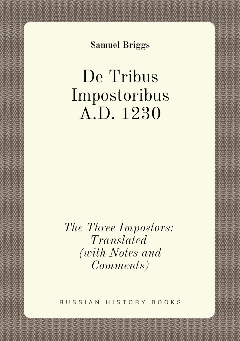 

De Tribus Impostoribus A.D. 1230